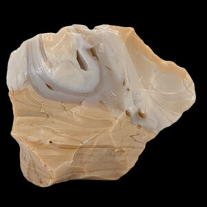 Carmel Coffee Cream Art Glass Cullet Multicolor Swirl‎ Slag Glass #4M44